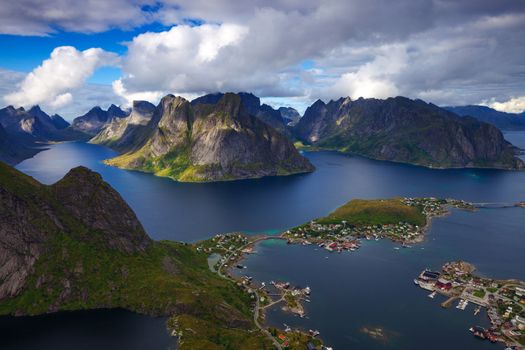 Reine is a fillage in the northern most part of Norway in the Lofoten Islands.