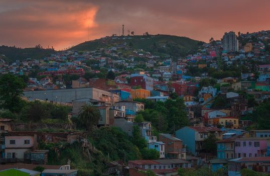 Valparaiso is a coastal town to the west of Chile. It's a 45 minute bus ride from the capital city, Santiago.
