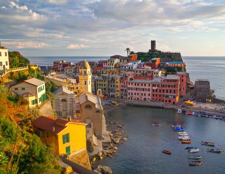 Vernazza is one of 5 villages that make up the Cinque Terre.