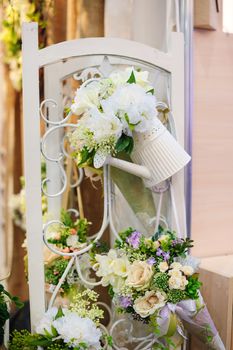 beautiful wedding bouquets for restaurant decor for photo.