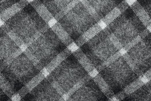 Traditional checked rhombus woolen knitted pattern.
