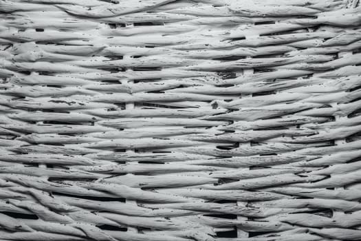Old Wicker Texture, Weathered colored white Background Pattern