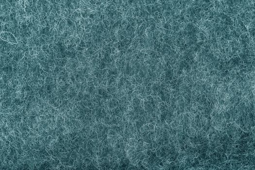 blue felt fabric texture as background. melange fuzzy woolen cloth texture