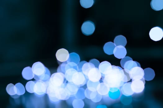 Bokeh lights. Beautiful Christmas background.