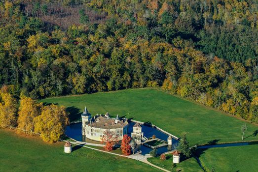 Castle, Chateau de la Brede, Gironde, France, Europe