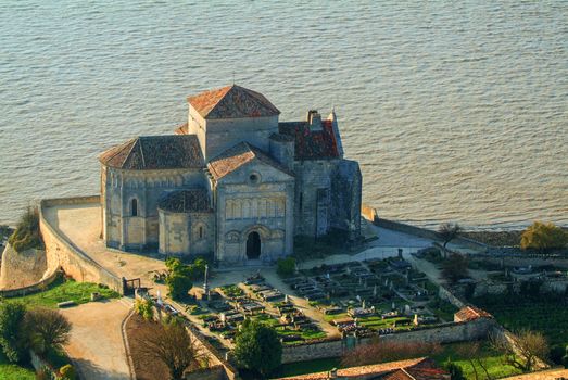 Sainte Radegonde medieval Church, Talmont sur Gironde, Charente Maritime, France, Europe