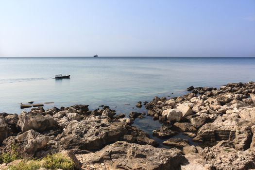 A view of the sea of Gallipoli. City destination for tourism and culture