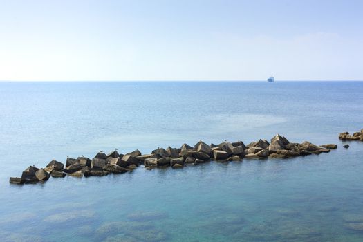 A view of the sea of Gallipoli. City destination for tourism and culture