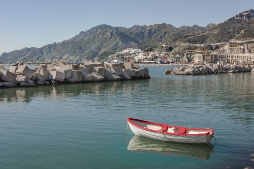 A view of Vietri sul Mare from Salerno's seaside destination for tourism and culture