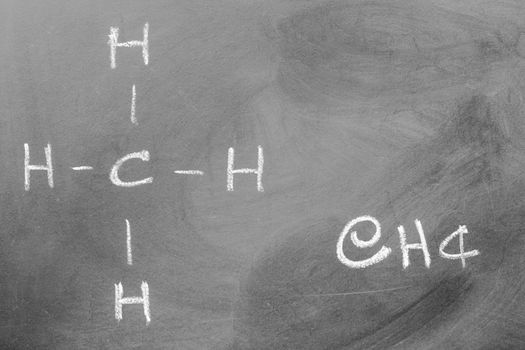 Chemical formula of methane