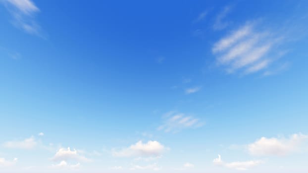 Cloudy blue sky abstract background, blue sky background with tiny clouds, 3d rendering

