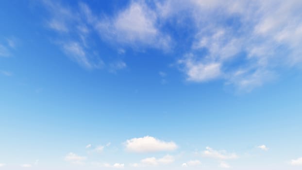 Cloudy blue sky abstract background, blue sky background with tiny clouds, 3d rendering

