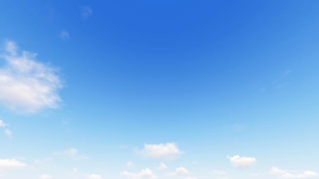 Cloudy blue sky abstract background, blue sky background with tiny clouds, 3d rendering

