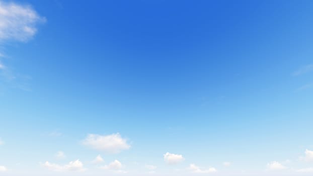 Cloudy blue sky abstract background, blue sky background with tiny clouds, 3d rendering

