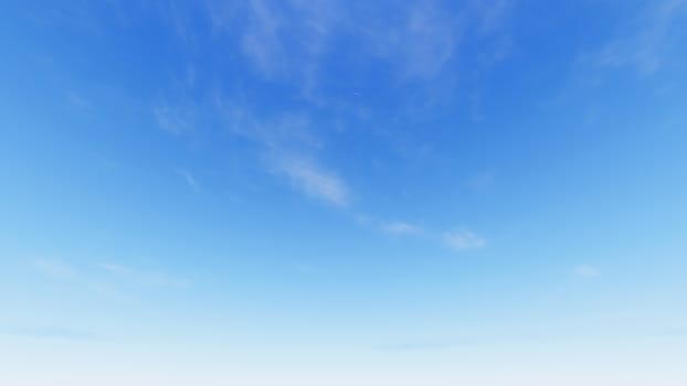 Cloudy blue sky abstract background, blue sky background with tiny clouds, 3d rendering

