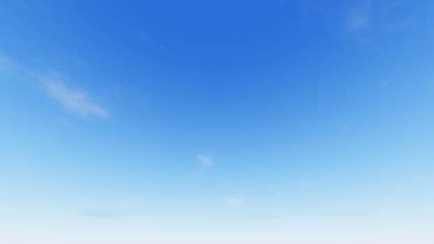 Cloudy blue sky abstract background, blue sky background with tiny clouds, 3d rendering

