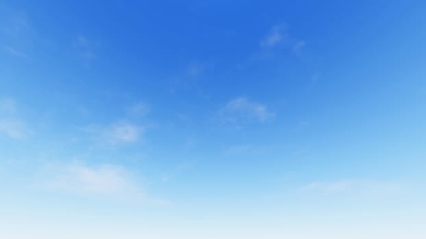 Cloudy blue sky abstract background, blue sky background with tiny clouds, 3d rendering

