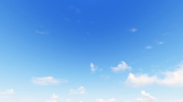 Cloudy blue sky abstract background, blue sky background with tiny clouds, 3d rendering

