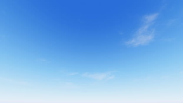 Cloudy blue sky abstract background, blue sky background with tiny clouds, 3d rendering

