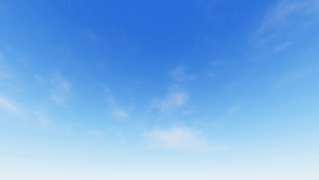 Cloudy blue sky abstract background, blue sky background with tiny clouds, 3d rendering

