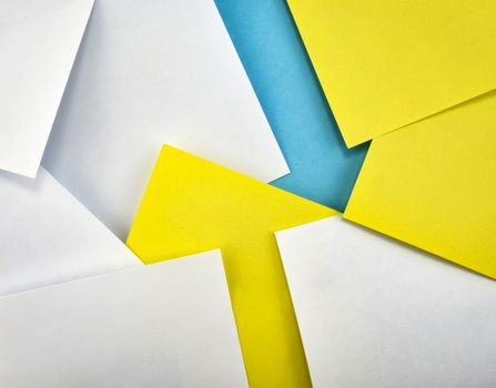 abstract background background with small papers with arrow