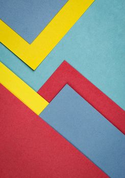 abstract background obliquely stacked colored paper