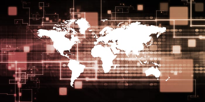 International Business Technology Industry Sector as Art