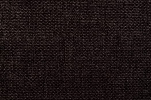 Rustic canvas fabric texture in black color.