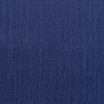 Rustic canvas fabric texture in blue color. Square shape