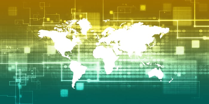 International Business Technology Industry Sector as Art