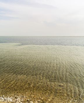 Dead Sea the landscape sunny summer day