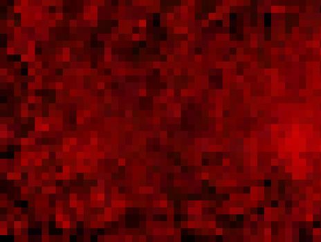 Abstract dark red squares pixelated background.