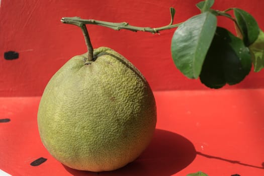 Pomelo fruit  sold in the market in Thailand.