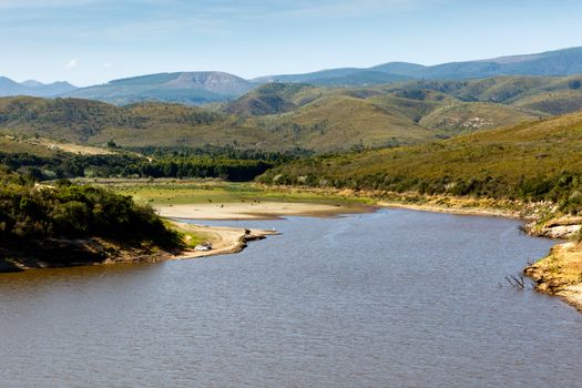 Super low water levels at The Loerie Dam Nature Reserve 2016-12-16