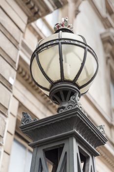 Original Gas Lamp in London, adapted to electric