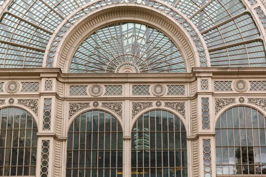 The roof and canopy of Covent Garden Market in the West End of London