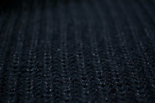 A black sweater close up textile product