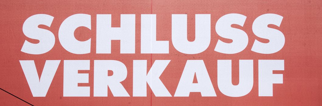 Red Sale Sign