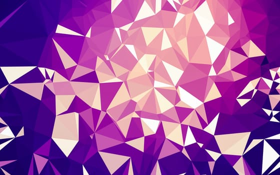 Abstract low poly background, geometry triangle, mosaic pastel color background