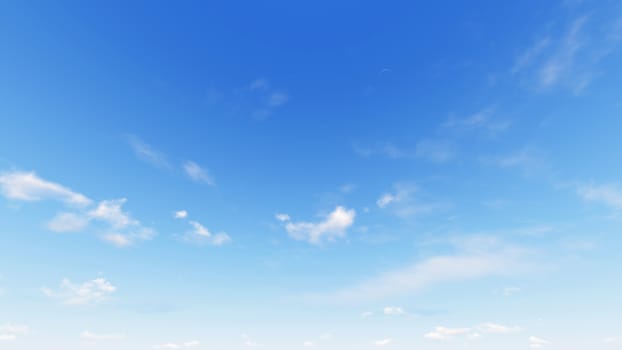 Cloudy blue sky abstract background, blue sky background with tiny clouds, 3d rendering

