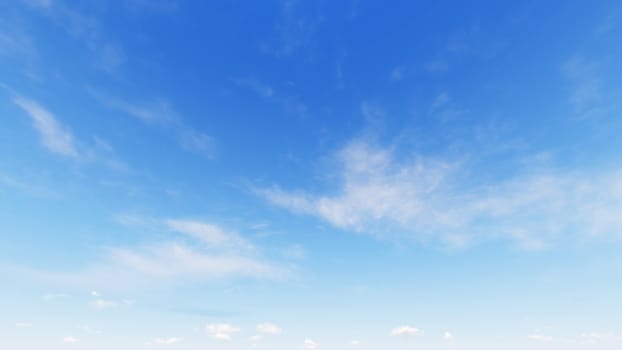 Cloudy blue sky abstract background, blue sky background with tiny clouds, 3d rendering

