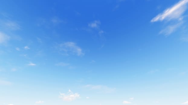 Cloudy blue sky abstract background, blue sky background with tiny clouds, 3d rendering

