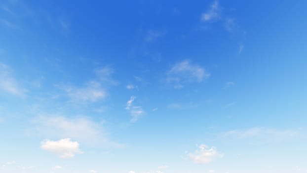 Cloudy blue sky abstract background, blue sky background with tiny clouds, 3d rendering

