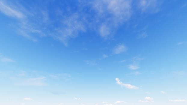 Cloudy blue sky abstract background, blue sky background with tiny clouds, 3d rendering

