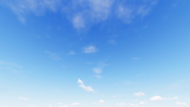 Cloudy blue sky abstract background, blue sky background with tiny clouds, 3d rendering

