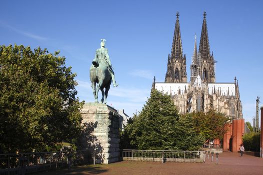  Cathedral and Monument of Kaiser Wilhelm II., Cologne, Germany