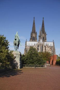  Cathedral and Monument of Kaiser Wilhelm II., Cologne, Germany