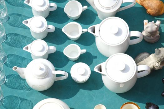 porcelain pots