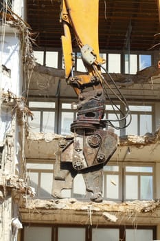 Building Demolition,  Condemned House, Bremen, Germany, Europe