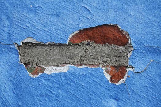 Blue  Brick in a Wall